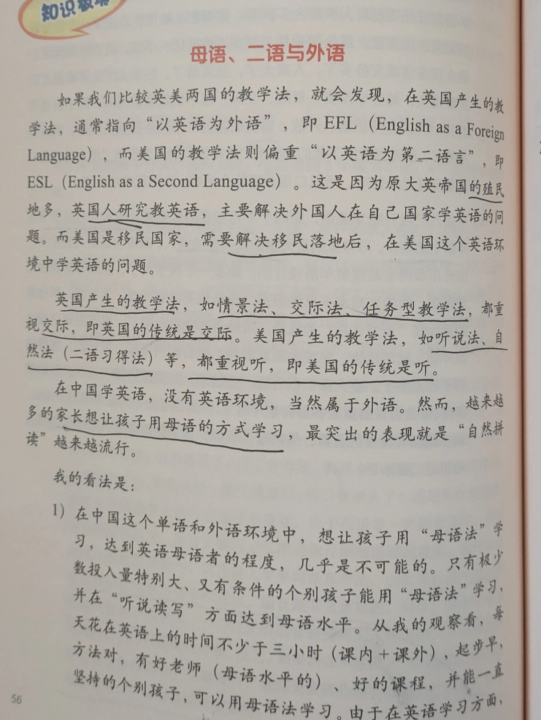 雙語教學中的母語運用策略探究