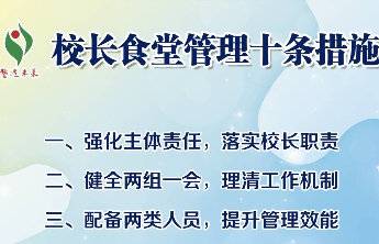 構(gòu)建校園食品安全長(zhǎng)效管理機(jī)制