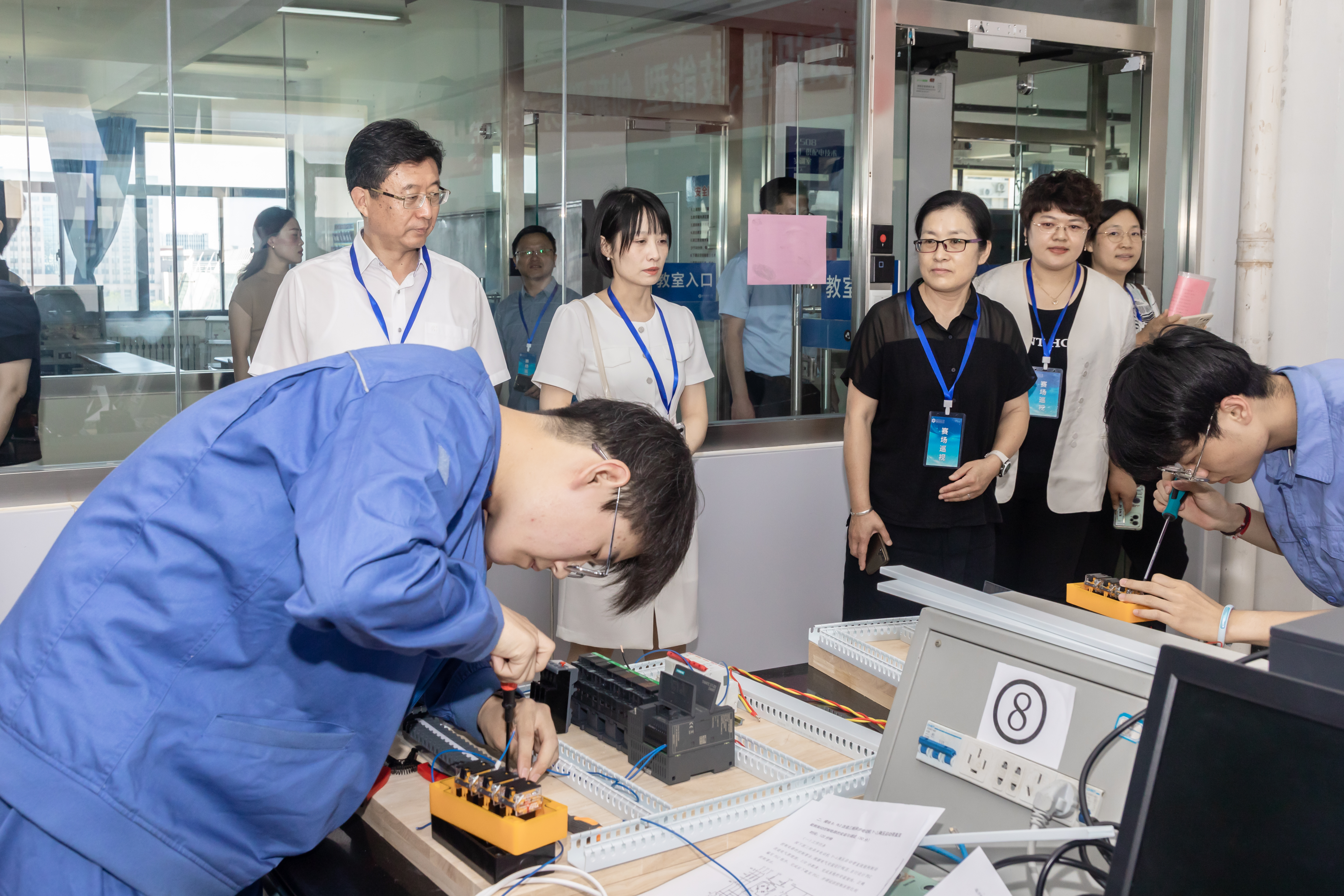技能興魯職業(yè)技能大賽人工智能工程技術(shù)人員賽項在我校開幕