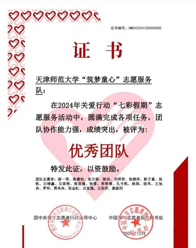 喜報(bào)，我院筑夢七彩志愿服務(wù)隊(duì)榮選2024年七彩假期關(guān)愛行動(dòng)志愿服務(wù)團(tuán)