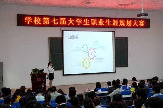 學(xué)院舉辦大學(xué)生職業(yè)生涯規(guī)劃大賽專題講座，理論與實(shí)踐探索