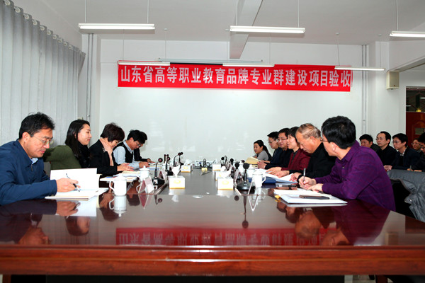 省教育廳專家組到我院驗(yàn)收高等職業(yè)院校建設(shè)項(xiàng)目