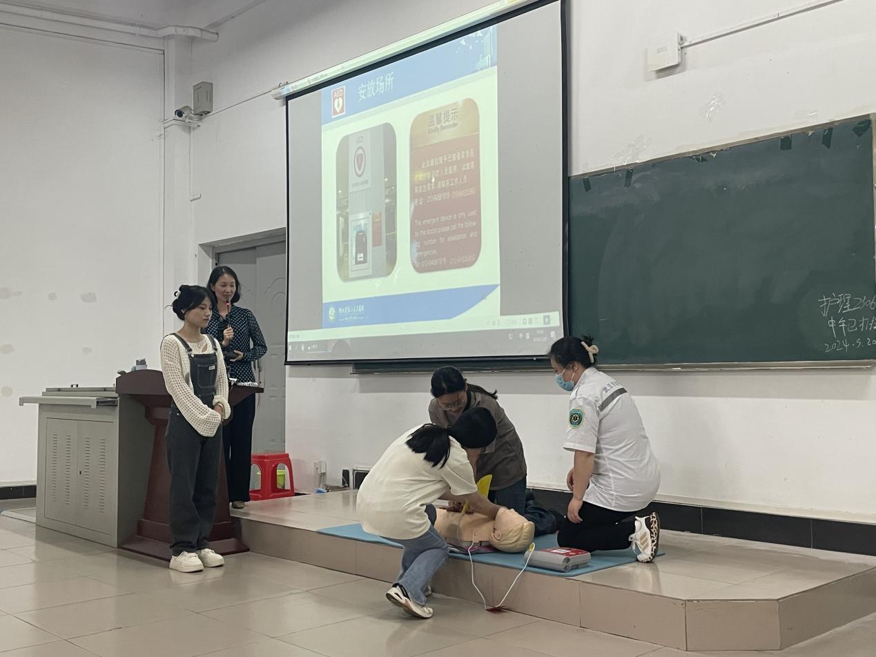 學院團委開展急救技能知識講座，守護生命，傳遞溫暖