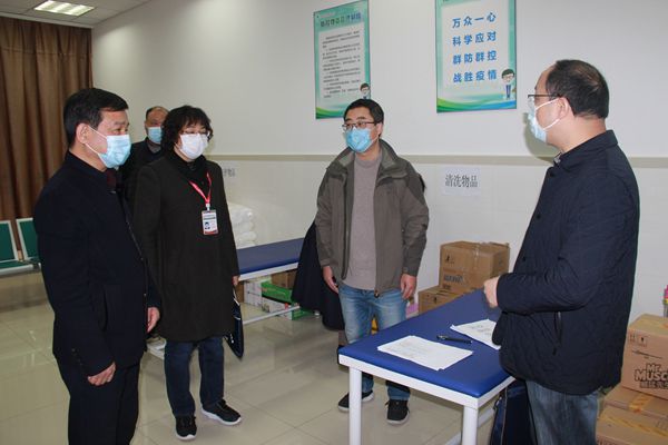 市教育局督查組到我院督查疫情防控工作